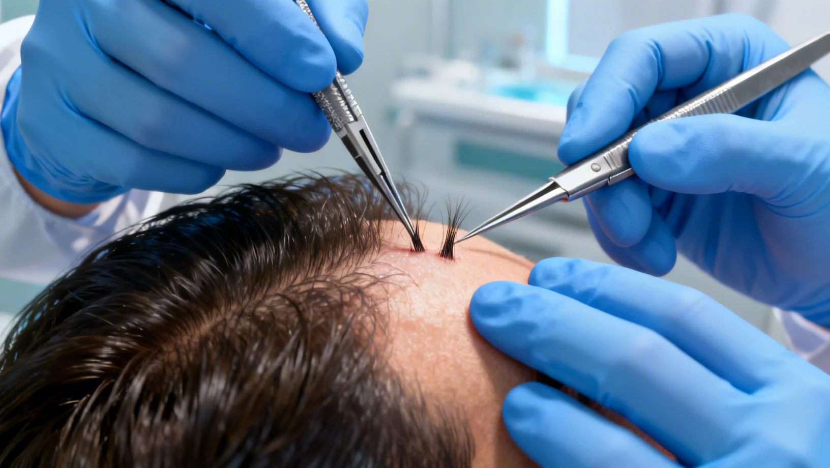 Guide complet de la greffe de cheveux FUE : technique, résultats et prix